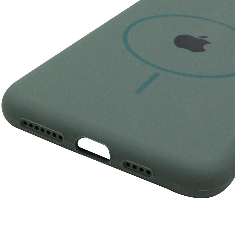 Купить Чехол Silk Full Protective (AA) with Magnetic Fit для Apple iPhone 11 Pro Max (6.5") (Зеленый / Pine green) на vchehle.ua