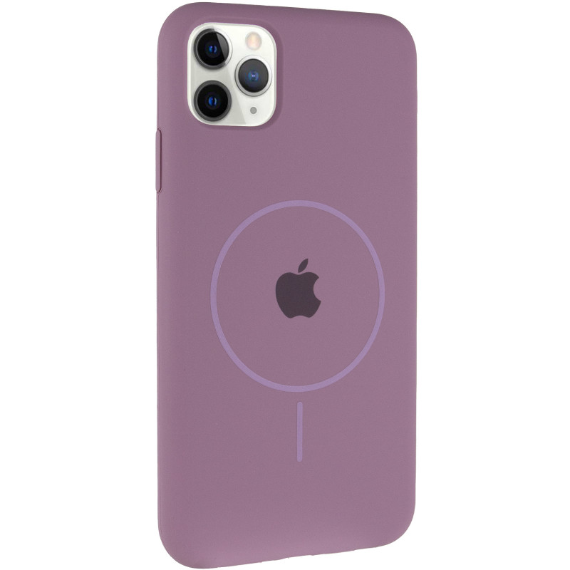 Чехол Silk Full Protective (AA) with Magnetic Fit для Apple iPhone 11 Pro Max (6.5") (Лиловый / Lilac Pride)