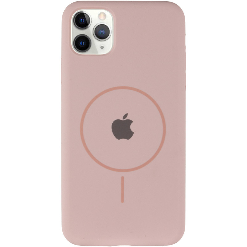 Фото Чехол Silk Full Protective (AA) with Magnetic Fit для Apple iPhone 11 Pro Max (6.5") (Розовый / Pink Sand) на vchehle.ua