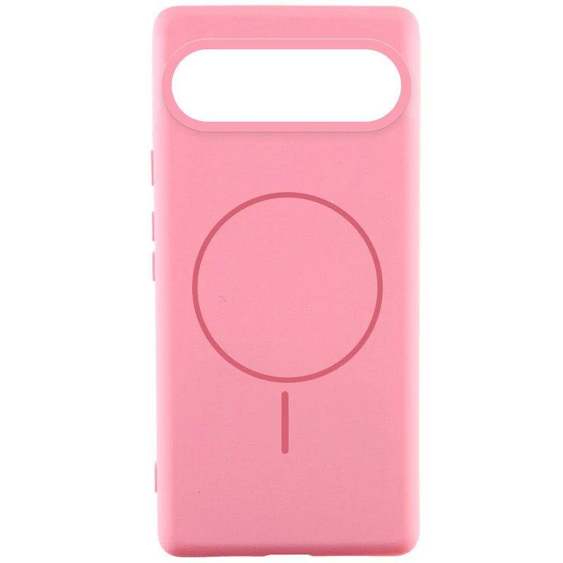 Чехол Silicone Cover Lakshmi (AA) with MagFit для Google Pixel 10 / 10 Pro (Розовый / Light pink)