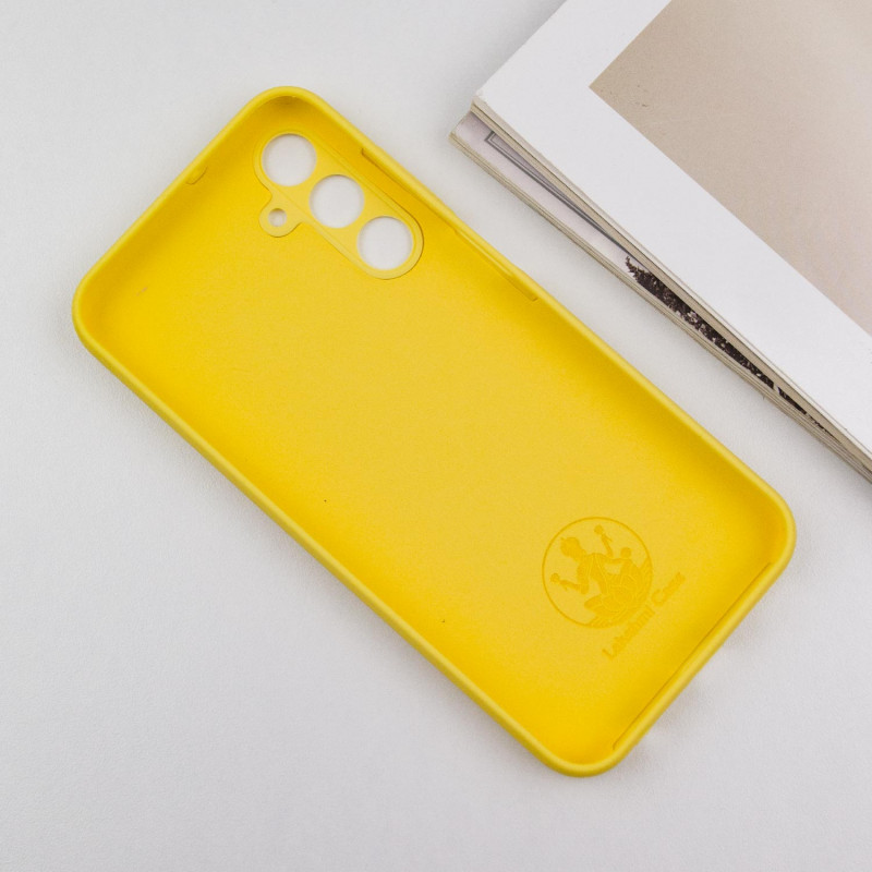 Чохол Silicone Cover Lakshmi Full Camera (AA) на Samsung Galaxy A14 4G/5G (Жовтий / Flash) в магазині vchehle.ua