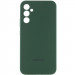 Чехол Silicone Cover Lakshmi Full Camera (AA) with logo для Samsung Galaxy A36 5G (Зеленый / Dark green)