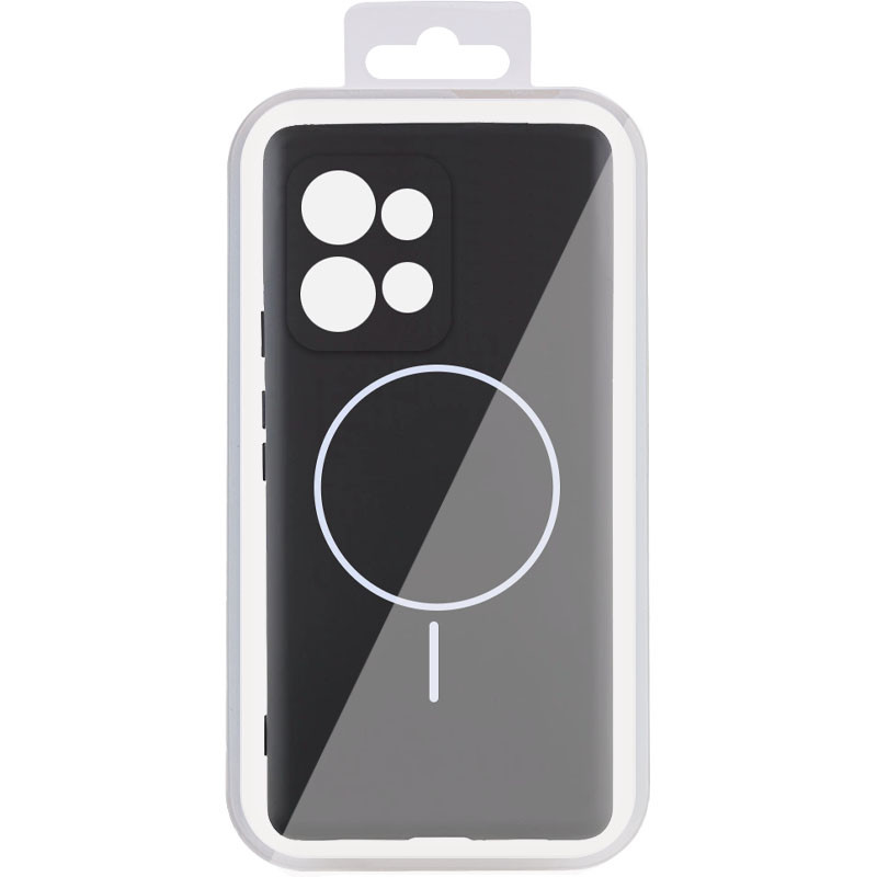 Чехол Silicone Cover Lakshmi Full Camera (AA) with Magnetic Fit для Motorola Edge 50 Neo (Черный / Black) в магазине vchehle.ua