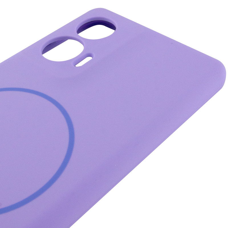 Чехол Silicone Cover Lakshmi Full Camera (AA) with Magnetic Fit для Motorola Edge 50 Fusion (Сиреневый / Dasheen) в магазине vchehle.ua