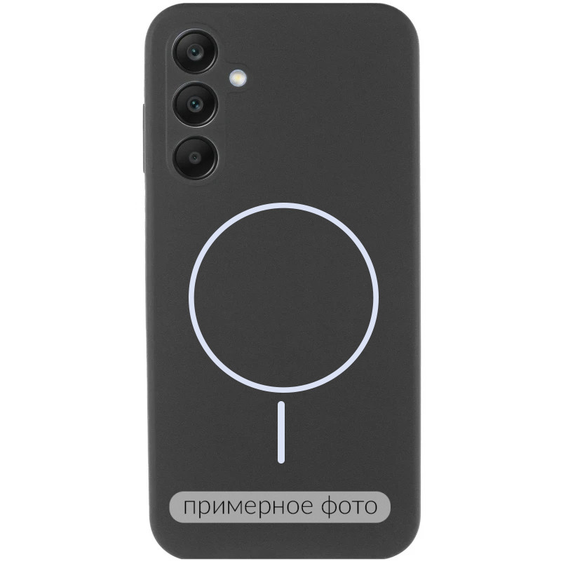 Чохол Silicone Cover Lakshmi Full Camera (AA) with Magnetic Fit на Samsung Galaxy S25 Edge (Чорний / Black)