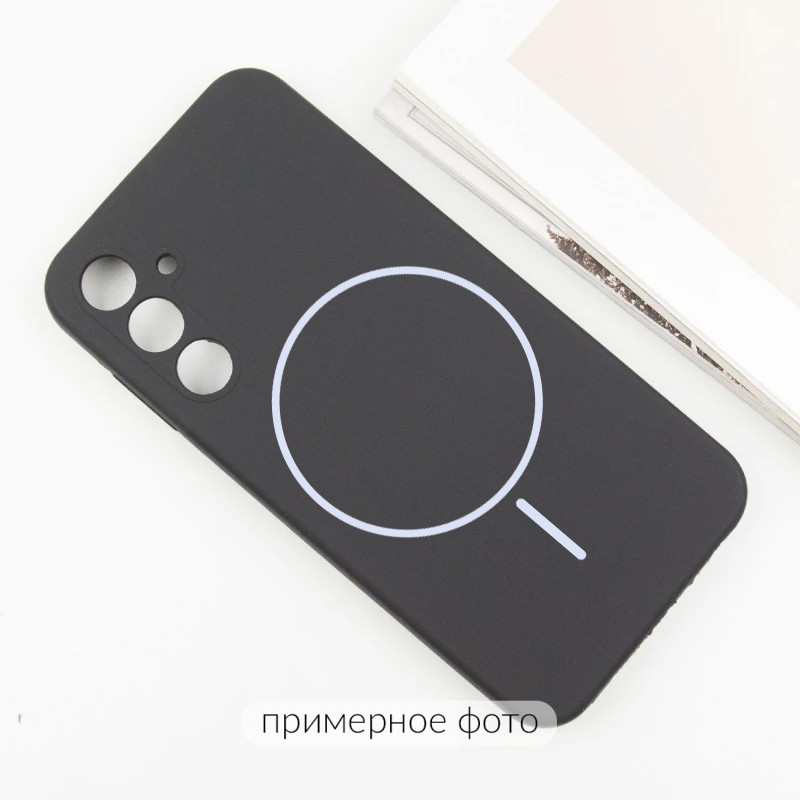 Фото Чохол Silicone Cover Lakshmi Full Camera (AA) with Magnetic Fit на Samsung Galaxy S25 Edge (Чорний / Black) на vchehle.ua