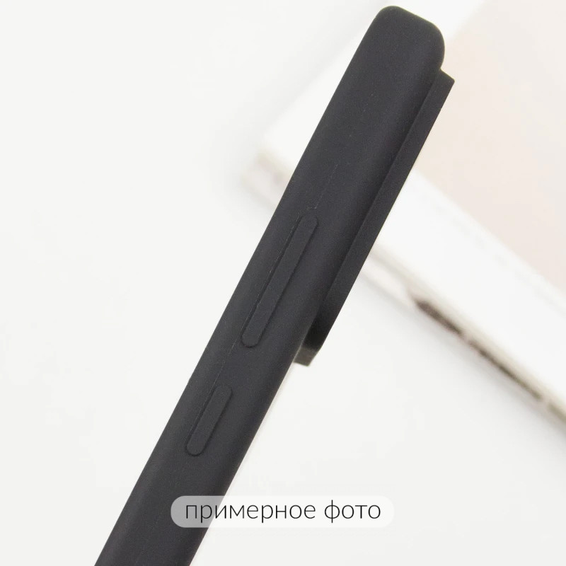 Чохол Silicone Cover Lakshmi Full Camera (AA) with Magnetic Fit на Samsung Galaxy S25 Edge (Чорний / Black) в магазині vchehle.ua