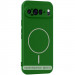 Чехол Silicone Cover Lakshmi Full Camera (AA) with Magnetic Fit для Google Pixel 10 / 10 Pro (Зеленый / Dark green)