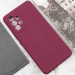 Купити Чохол Silicone Cover Lakshmi Full Camera (AAA) на Samsung Galaxy A52 4G / A52 5G / A52s (Бордовий / Plum) на vchehle.ua