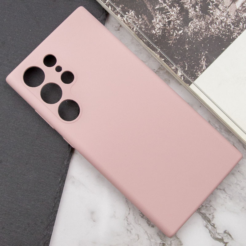 Купить Чехол Silicone Cover Lakshmi Full Camera (AAA) для Samsung Galaxy S24 Ultra (Розовый / Pink Sand) на vchehle.ua