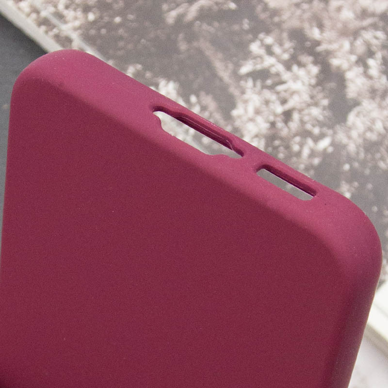 Фото Чохол Silicone Cover Lakshmi Full Camera (AAA) на Samsung Galaxy A17 4G/5G (Бордовий / Plum) в маназині vchehle.ua