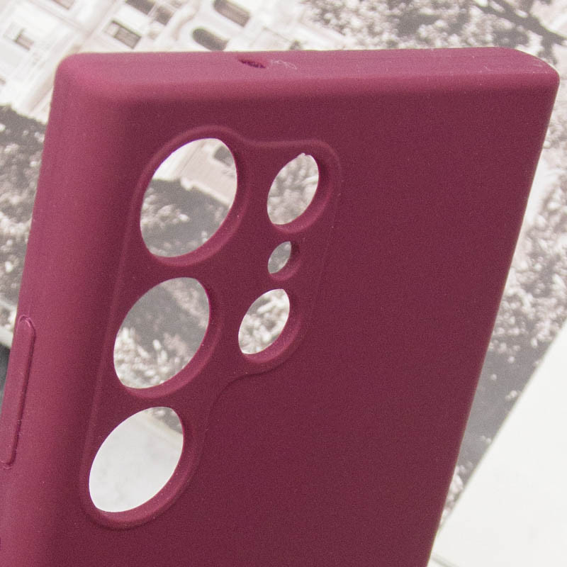Замовити Чохол Silicone Cover Lakshmi Full Camera (AAA) на Samsung Galaxy S26 Ultra (Бордовий / Plum) на vchehle.ua