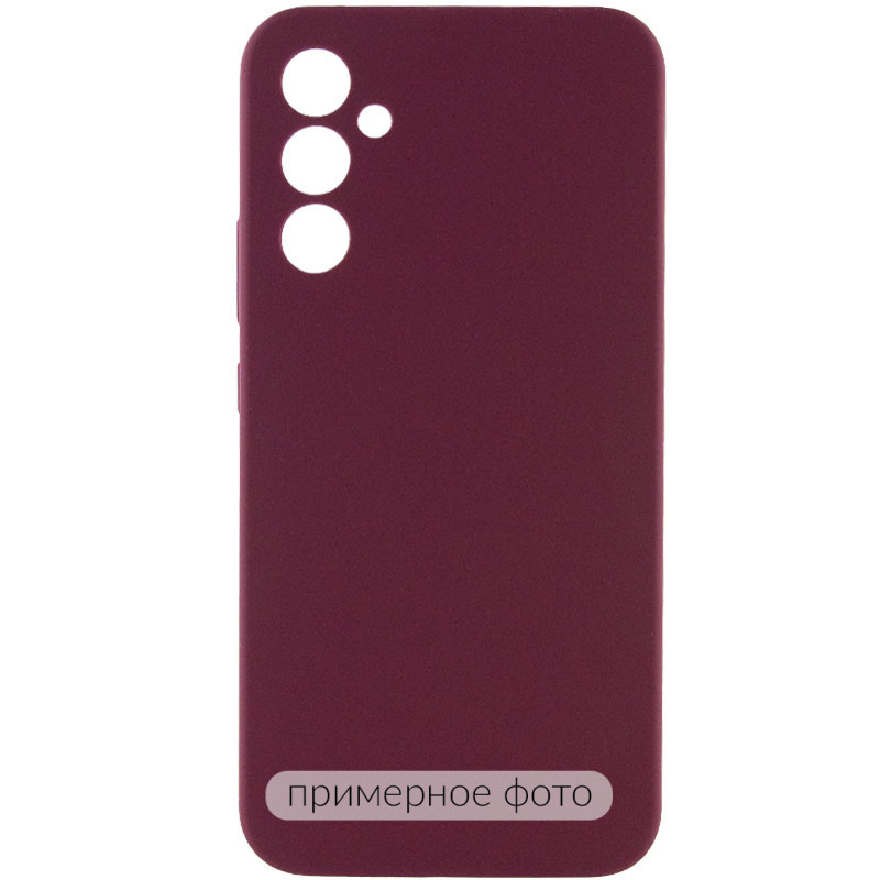 Чохол Silicone Cover Lakshmi Full Camera (AAA) на Xiaomi 11T / 11T Pro (Бордовий / Plum)