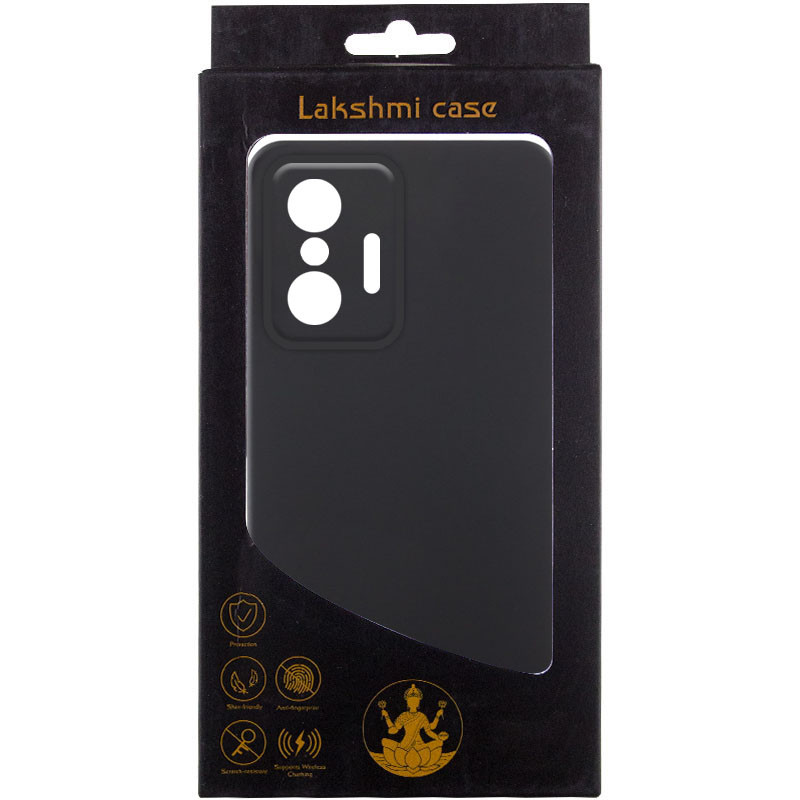 Фото Чохол Silicone Cover Lakshmi Full Camera (AAA) на Xiaomi 11T / 11T Pro (Чорний / Black) на vchehle.ua