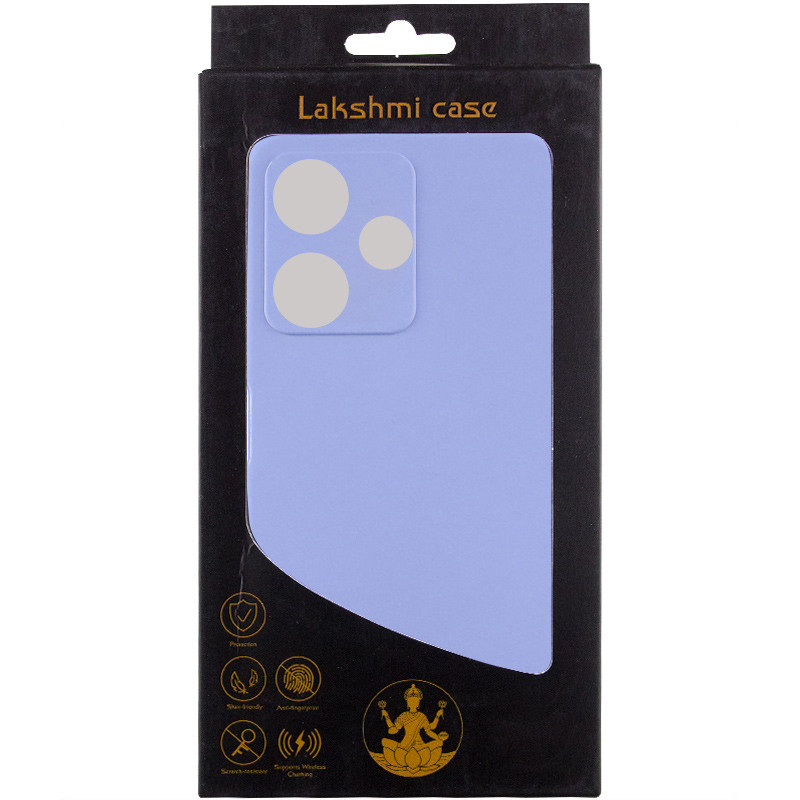 Купити Чохол Silicone Cover Lakshmi Full Camera (AAA) на Xiaomi Redmi Note 14 5G (Бузковий / Dasheen) на vchehle.ua