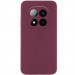 Чохол Silicone Cover Lakshmi Full Camera (AAA) на Xiaomi Redmi Note 15 Pro 4G (Бордовий / Plum)
