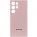 Чехол Silicone Cover Lakshmi Full Camera (AAA) with Logo для Samsung Galaxy S25 Ultra (Розовый / Pink Sand)