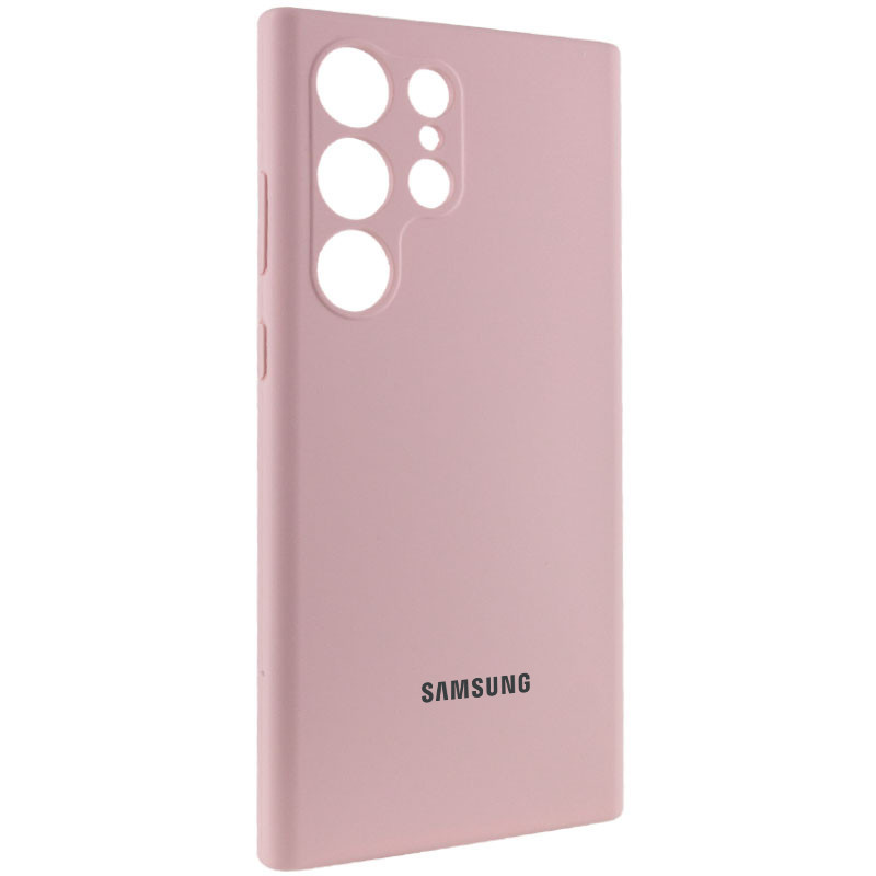 Фото Чехол Silicone Cover Lakshmi Full Camera (AAA) with Logo для Samsung Galaxy S25 Ultra (Розовый / Pink Sand) на vchehle.ua