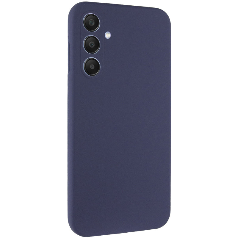 Чехол Silicone Cover Ummi Lakshmi Full Camera (AA) для Samsung Galaxy A56 5G (Синий / Midnight Blue)