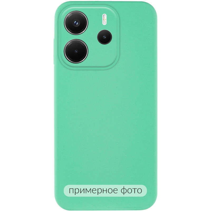 Чохол Silicone Cover Ummi Lakshmi Full Camera (AA) на Xiaomi Redmi 15C (EU) (Ментоловий / Mint)