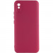 Чохол Silicone Cover Ummi Lakshmi Full Camera (AA) на Xiaomi Redmi 9A (Бордовий / Marsala)