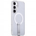 Фото Чехол TPU Breeze with Magnetic Fit stand для Samsung Galaxy S26 / S26 Pro (Transparent) на vchehle.ua