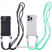 Чехол TPU CrossBody with straps для Apple iPhone 16e / 17e (6.1")