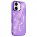 Фото Чехол TPU Eclipse Sparkle Magnetic Fit для Apple iPhone 16 (6.1") (Purple) на vchehle.ua