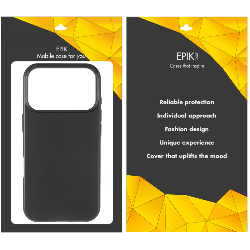 Заказать Чехол TPU Epik Black для Apple iPhone 17 Pro (6.3") (Черный) на vchehle.ua