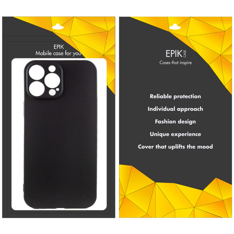 Заказать Чехол TPU Epik Black Full Camera для Apple iPhone 13 Pro Max (6.7") (Черный) на vchehle.ua