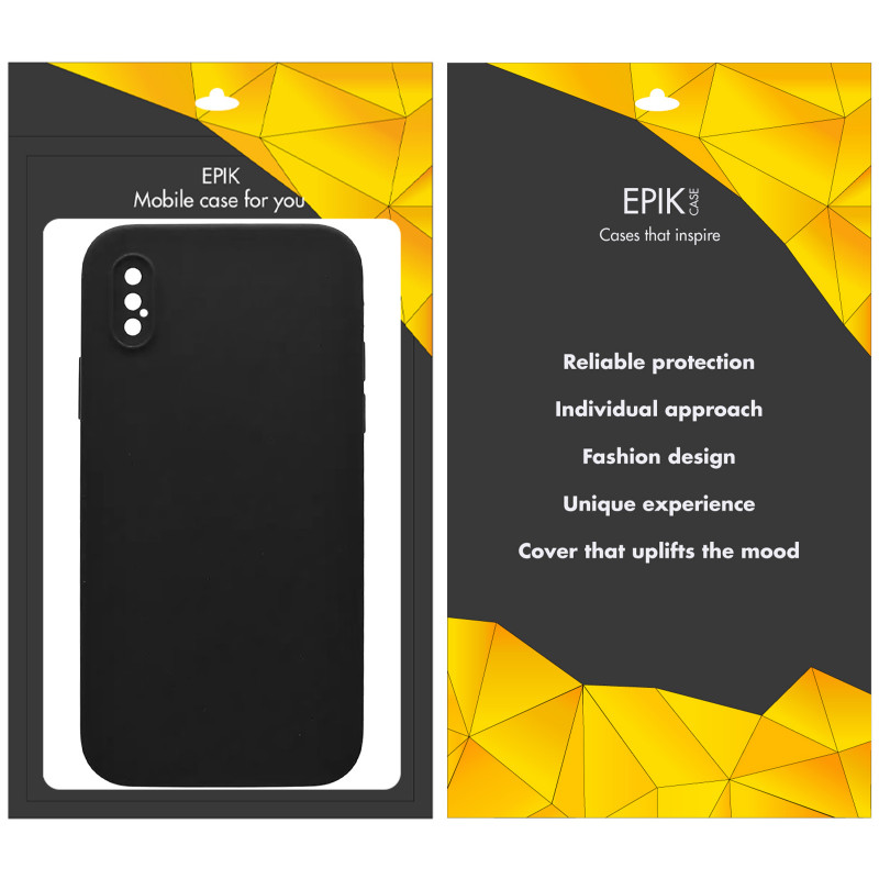 Фото Чохол TPU Epik Black Full Camera на Apple iPhone X / XS (5.8") (Чорний) на vchehle.ua
