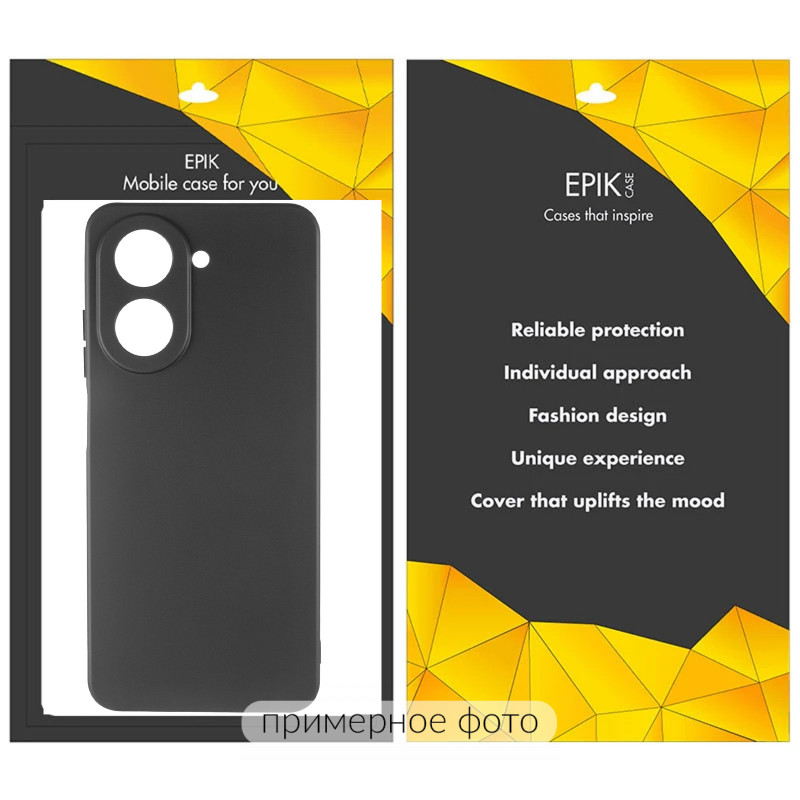 Фото Чохол TPU Epik Black Full Camera на Infinix Hot 60 Pro (Чорний) на vchehle.ua
