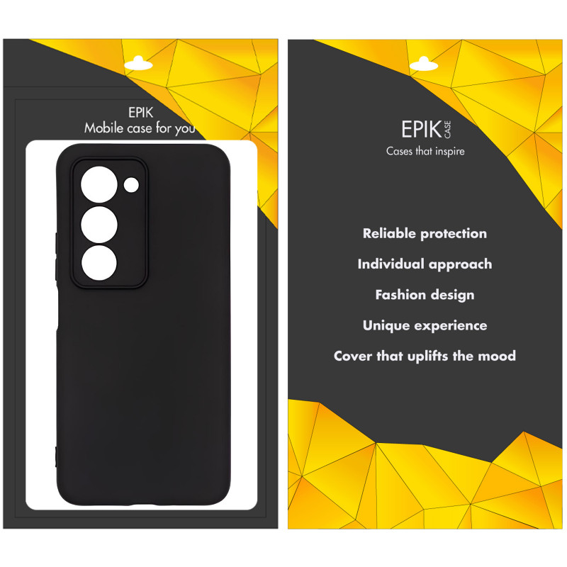 Фото Чохол TPU Epik Black Full Camera на Xiaomi Redmi Note 15 4G/5G (EU) (Чорний) на vchehle.ua