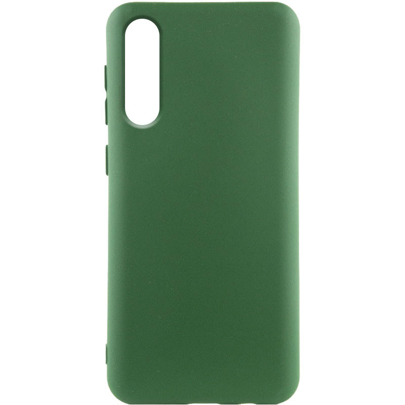 Чехол TPU GETMAN Liquid Silk для Samsung Galaxy A50 (A505F) / A50s / A30s (Зеленый / Dark green)
