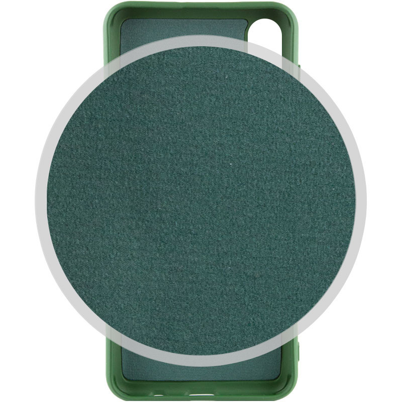 Фото Чехол TPU GETMAN Liquid Silk для Samsung Galaxy A50 (A505F) / A50s / A30s (Зеленый / Dark green) на vchehle.ua