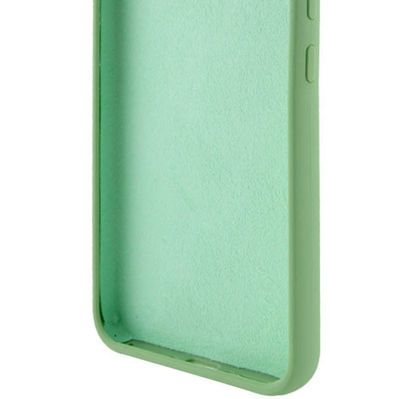 Фото Чехол TPU GETMAN Liquid Silk Full Camera для Samsung Galaxy A55 (Зеленый / Pistachio) на vchehle.ua