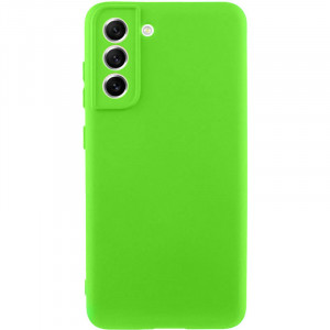 Чехол TPU GETMAN Liquid Silk Full Camera для Samsung Galaxy S21 FE