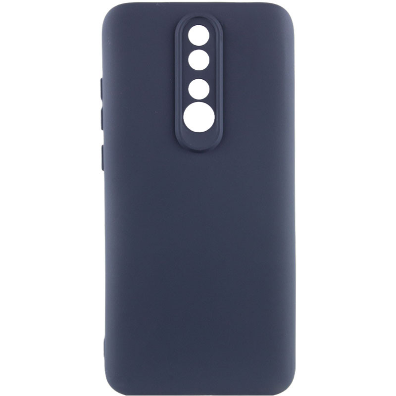 Чехол TPU GETMAN Liquid Silk Full Camera для Xiaomi Redmi 8 (Синий / Midnight Blue)