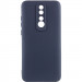 Чехол TPU GETMAN Liquid Silk Full Camera для Xiaomi Redmi 8 (Синий / Midnight Blue)