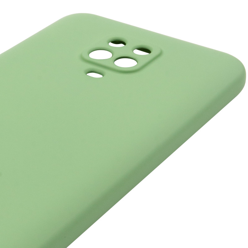 Чохол TPU GETMAN Liquid Silk Full Camera на Xiaomi Redmi Note 9s / Note 9 Pro / Note 9 Pro Max (Зелений / Pistachio) в магазині vchehle.ua