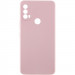 Чехол TPU GETMAN Liquid Silk Full Camera для Motorola Moto E40 (Розовый / Pink Sand)