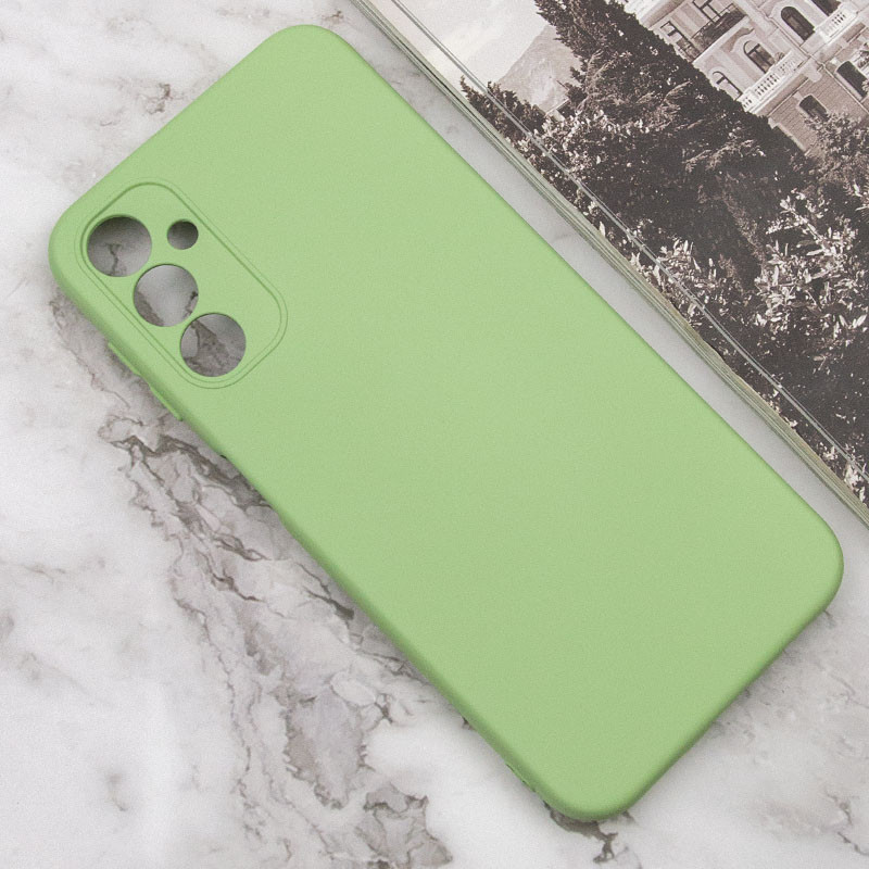 Чехол TPU GETMAN Liquid Silk Full Camera для Samsung Galaxy A26 5G (Зеленый / Pistachio) в магазине vchehle.ua