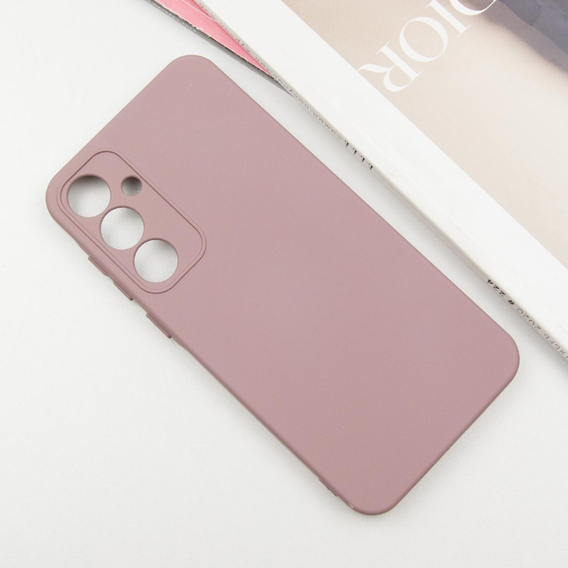 Фото Чехол TPU GETMAN Liquid Silk Full Camera для Samsung Galaxy S24 (Розовый / Pink Sand) на vchehle.ua