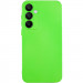 Чехол TPU GETMAN Liquid Silk Full Camera для Samsung Galaxy S24 (Салатовый / Neon Green)
