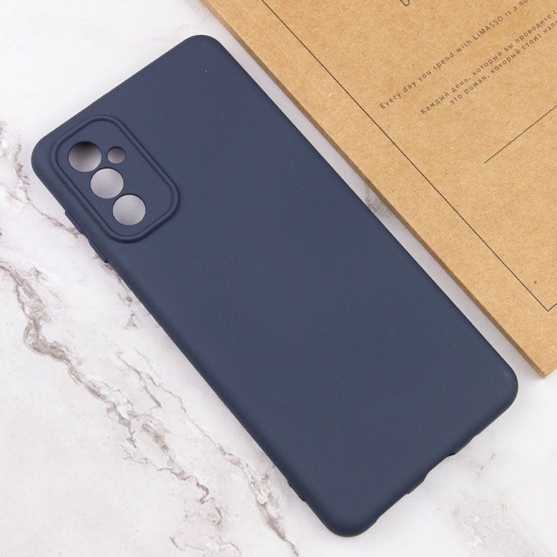 Чехол TPU GETMAN Liquid Silk Full Camera для Samsung Galaxy S24 (Синий / Midnight Blue) в магазине vchehle.ua