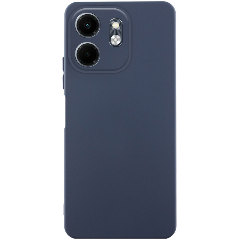 Чехол TPU GETMAN Liquid Silk Full Camera для TECNO Spark Go 2 (Синий / Midnight Blue)