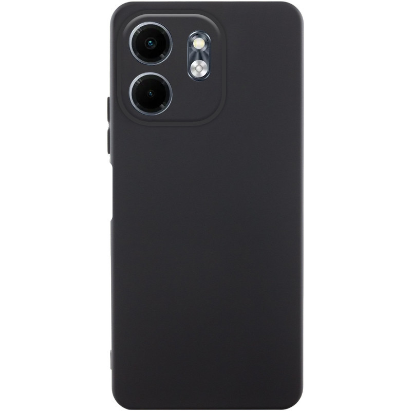 Чехол TPU GETMAN Liquid Silk Full Camera для TECNO Spark Go 2 (Черный / Black)