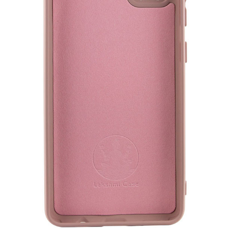 Фото Чохол TPU GETMAN Liquid Silk Full Camera на Xiaomi 12T / 12T Pro (Рожевий / Pink Sand) на vchehle.ua