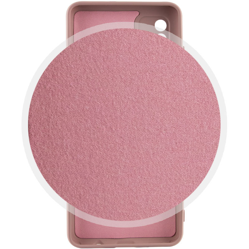Фото Чохол TPU GETMAN Liquid Silk Full Camera на Xiaomi 12T / 12T Pro (Рожевий / Pink Sand) в маназині vchehle.ua