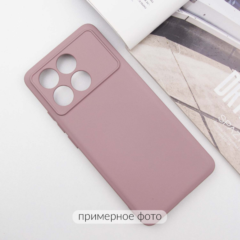Фото Чохол TPU GETMAN Liquid Silk Full Camera на Xiaomi Poco X6 / Note 13 Pro 5G (Рожевий / Pink Sand) на vchehle.ua